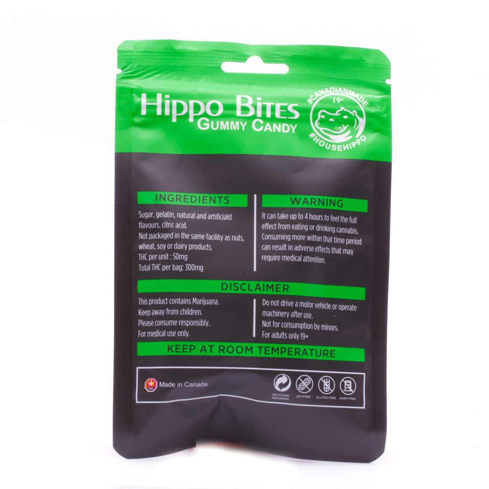 500mg THC Hippo Bites