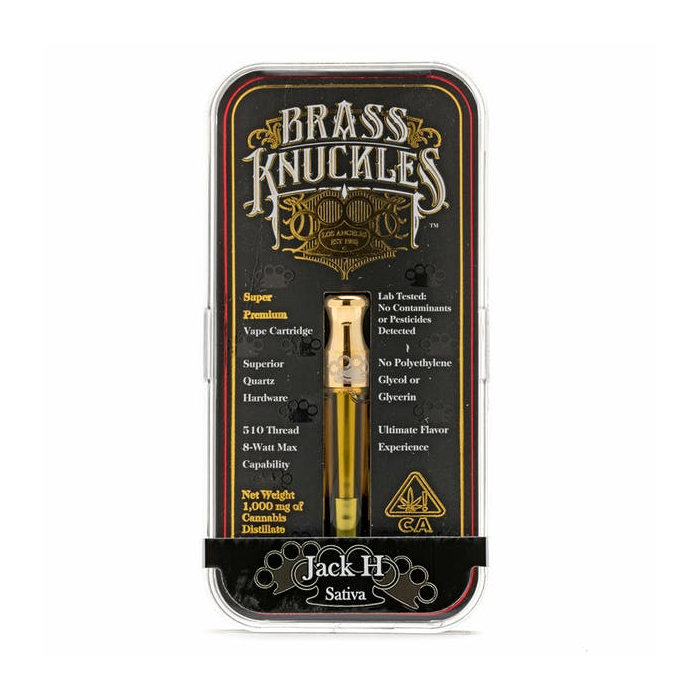 Brass Knuckles Vape Cartridge 1g - Sativa- Jack Herer