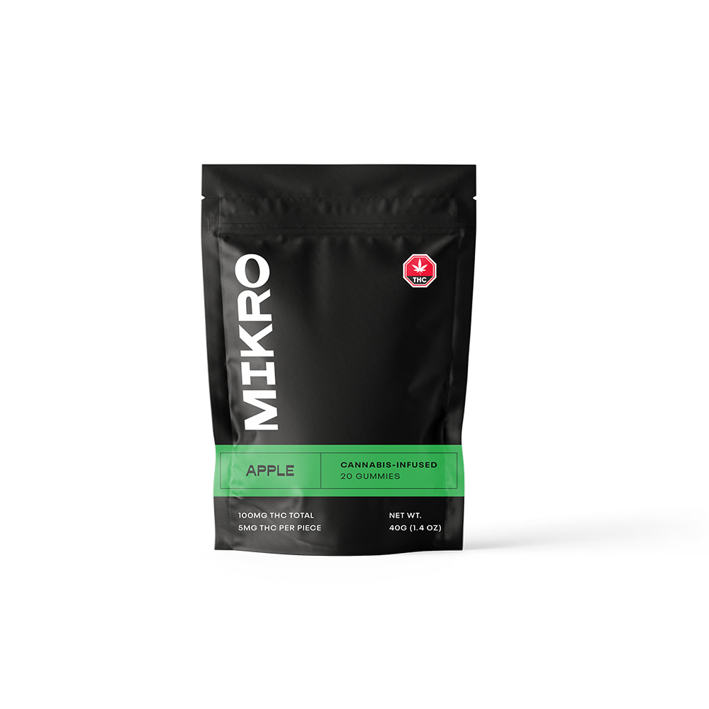 Mikro THC Apple Gummies 100mg