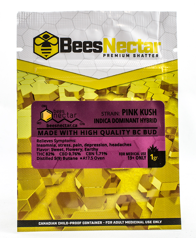 Bees Nectar Shatter - Pink Kush